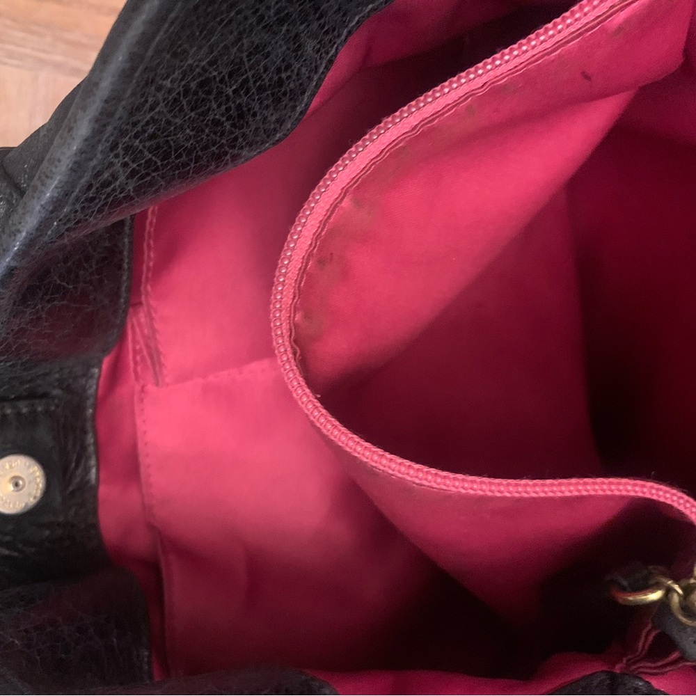Black  Poppy Coach Camelia Bag - Picture 5 of 13